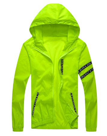 Men`s windbreaker summer Sun protection jacket