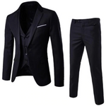 Luxury Mens Suits Set Grey Formal Blazer pants