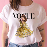 vogue princess t shirt print female grunge