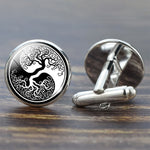 Tree of Life Cufflinks for Men Best Man Cufflinks Set Cufflinks Wedding Life Tree Suit Shirt Cuff Links Men Accessories