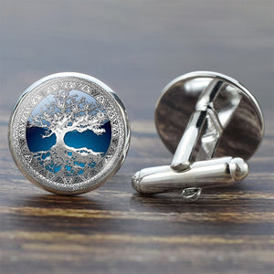 Tree of Life Cufflinks for Men Best Man Cufflinks Set Cufflinks Wedding Life Tree Suit Shirt Cuff Links Men Accessories