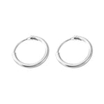 40mm 60mm 70mm 80mm Exaggerate Big Smooth Circle Hoop Earrings Brincos Simple Party Round Loop Earrings for Women Jewelry